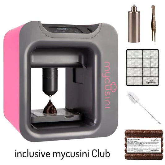 mycusini 3D-Schokoladendrucker 2.0 Passion Pink